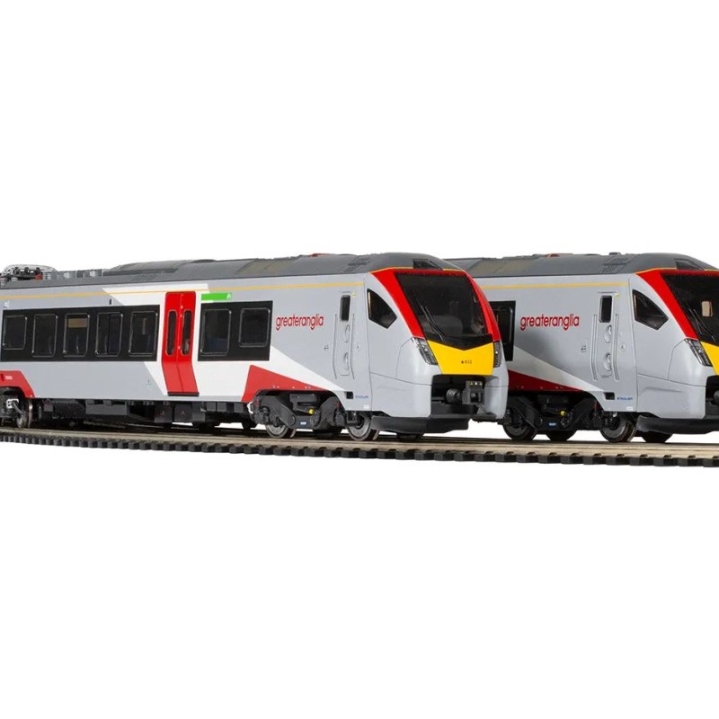 Hornby R3964 Greater Anglia Class 755/4 FLIRT 4 Car Passenger Train Set - Era 11 OO Scale