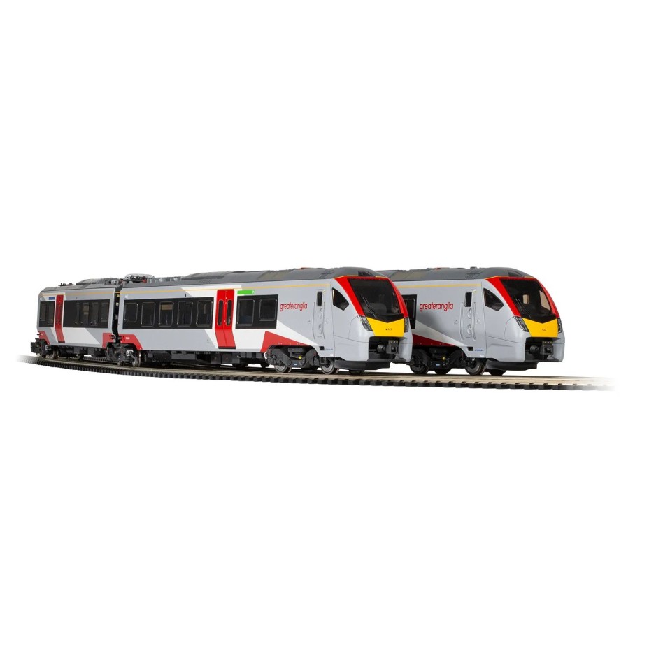 Hornby R3964 Greater Anglia Class 755/4 FLIRT 4 Car Passenger Train Set - Era 11 OO Scale