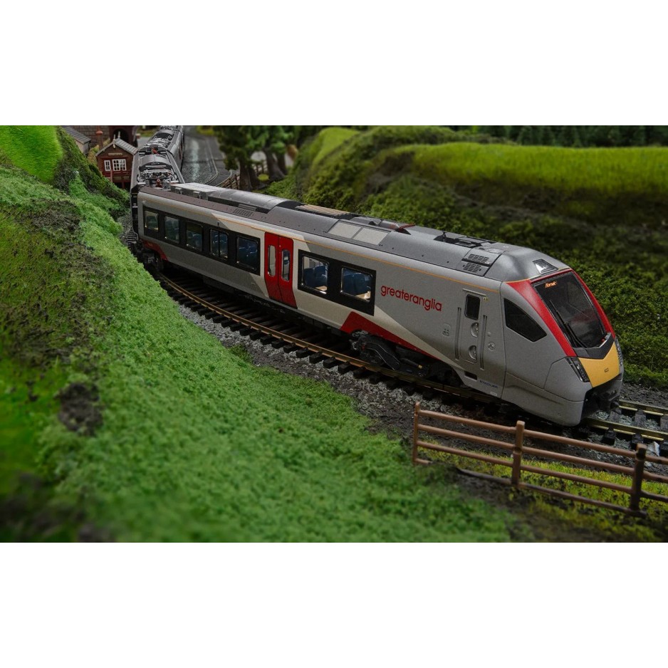 Hornby R3964 Greater Anglia Class 755/4 FLIRT 4 Car Passenger Train Set - Era 11 OO Scale