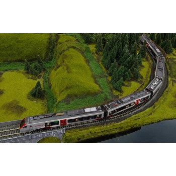 Hornby R3964 Greater Anglia Class 755/4 FLIRT 4 Car Passenger Train Set - Era 11 OO Scale