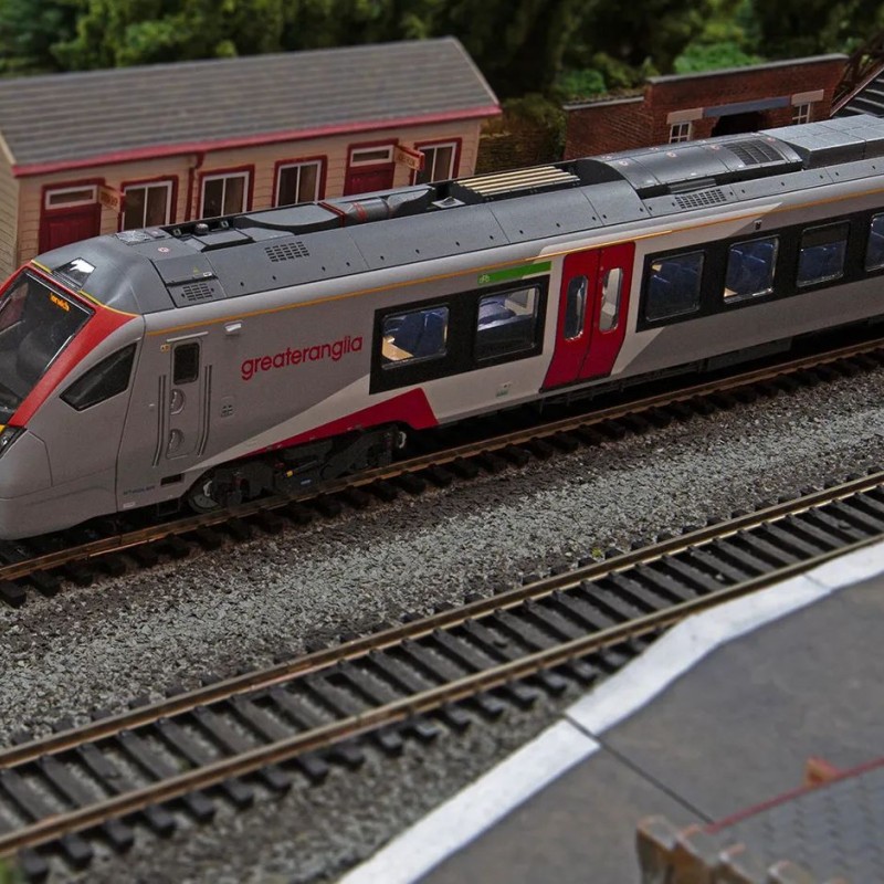 Hornby R3964 Greater Anglia Class 755/4 FLIRT 4 Car Passenger Train Set - Era 11 OO Scale