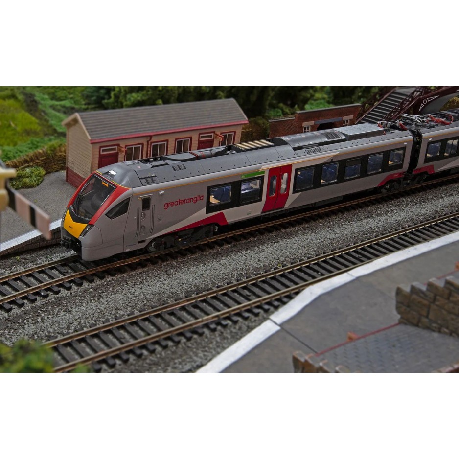 Hornby R3964 Greater Anglia Class 755/4 FLIRT 4 Car Passenger Train Set - Era 11 OO Scale