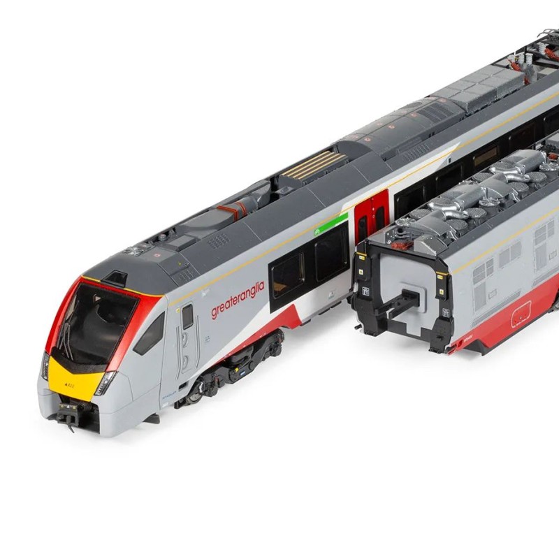 Hornby R3964 Greater Anglia Class 755/4 FLIRT 4 Car Passenger Train Set - Era 11 OO Scale