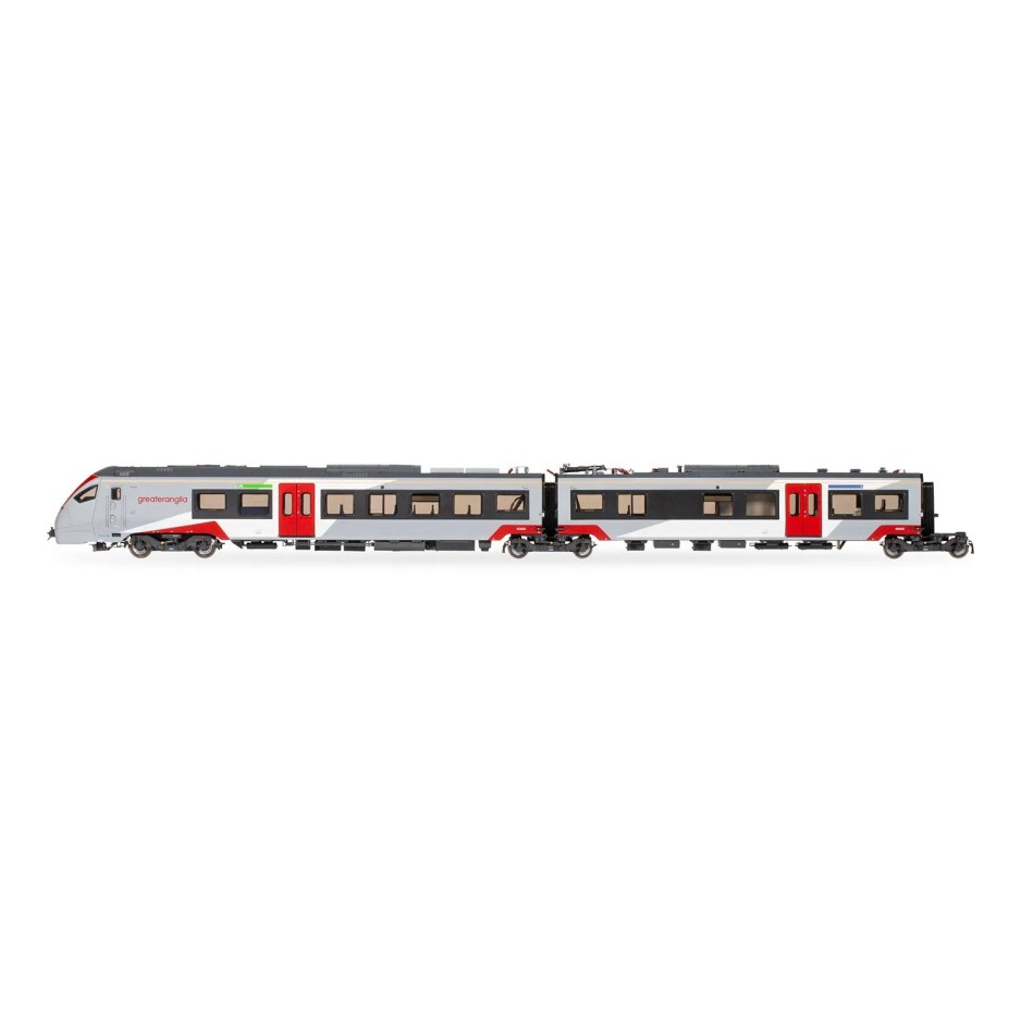 Hornby R3964 Greater Anglia Class 755/4 FLIRT 4 Car Passenger Train Set - Era 11 OO Scale