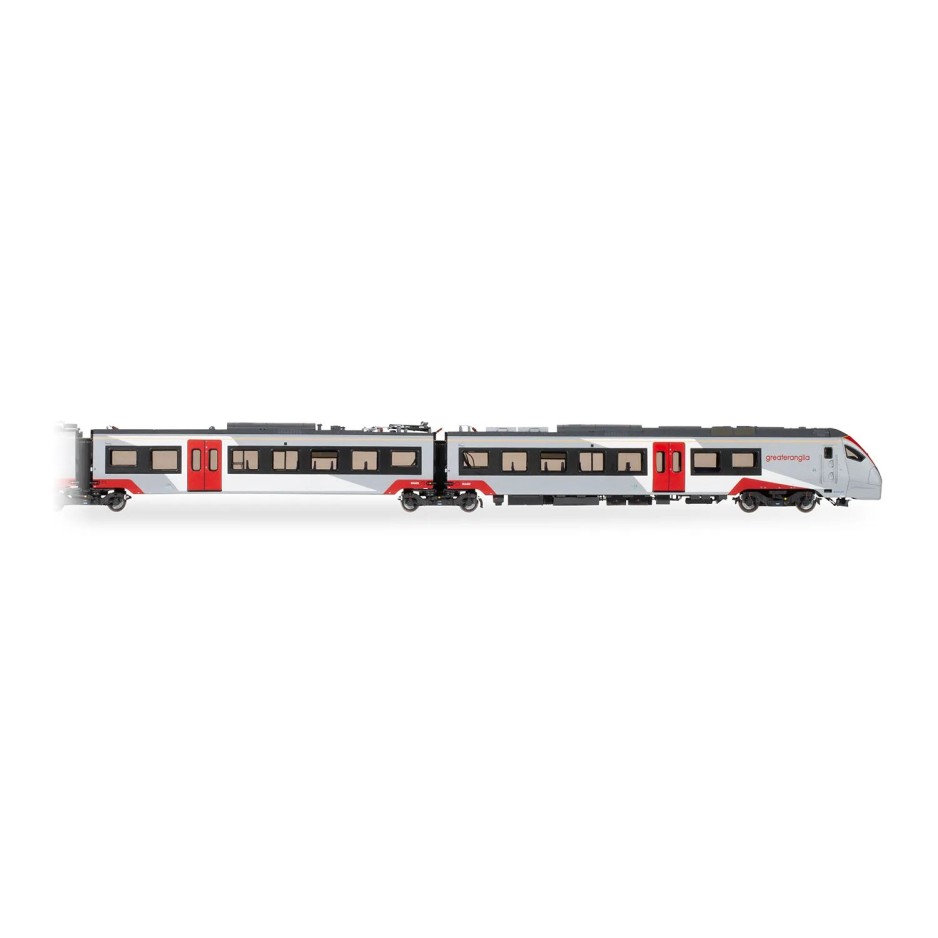 Hornby R3964 Greater Anglia Class 755/4 FLIRT 4 Car Passenger Train Set - Era 11 OO Scale