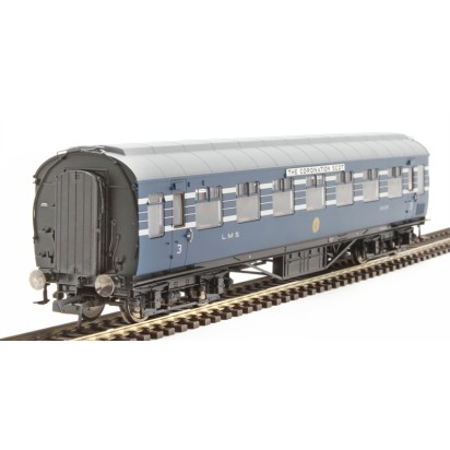 Hornby R40056B LMS Stanier D1981 Coronation Scot 57 RTO 9006 Passenger Coach - Era 3 OO Scale