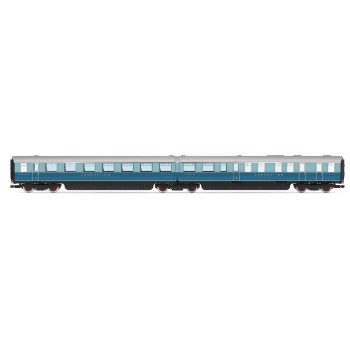 Hornby R40225 LNER Coronation Open Third & Kitchen Third Articulated Coach Pack - Era 3 OO Scale