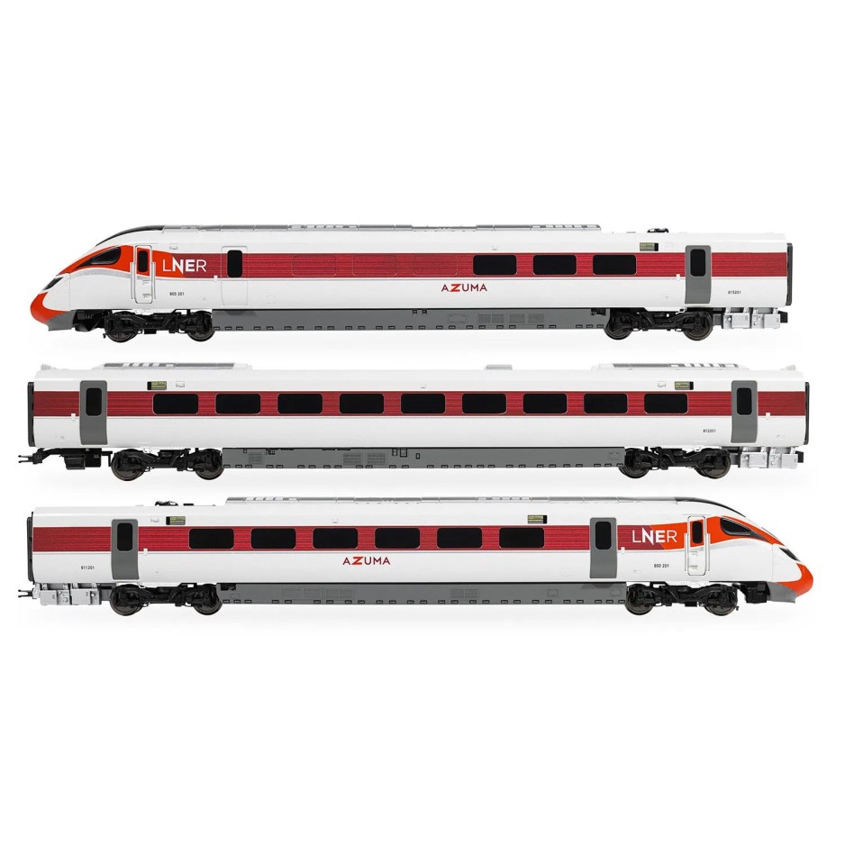HORNBY R1288M LNER Azuma Class 800 No.800201 High Speed Train Set OO GAUGE DCC READY