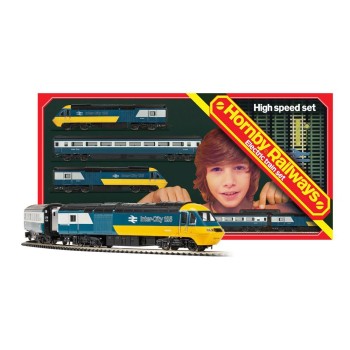 HORNBY R1289M Hornby Railways BR InterCity 125 High Speed Retro Train Set OO GAUGE DCC READY