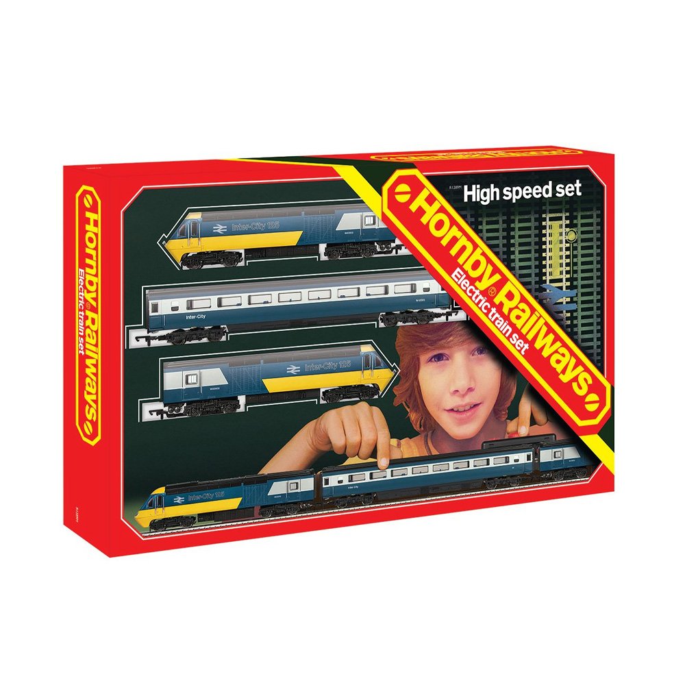 HORNBY R1289M Hornby Railways BR InterCity 125 High Speed Retro Train Set OO GAUGE DCC READY