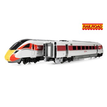HORNBY R30449 RailRoad LNER Azuma Class 800 No.800201 High Speed Train Pack OO GAUGE 