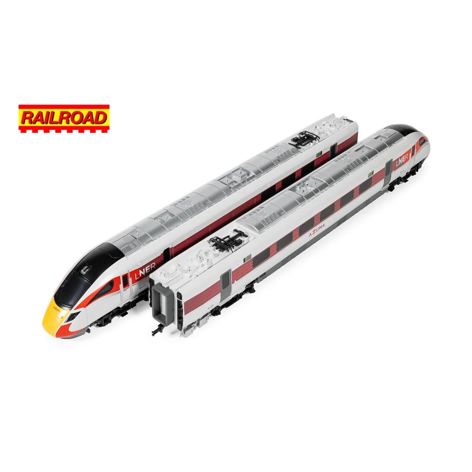 HORNBY R30449 RailRoad LNER Azuma Class 800 No.800201 High Speed Train Pack OO GAUGE 