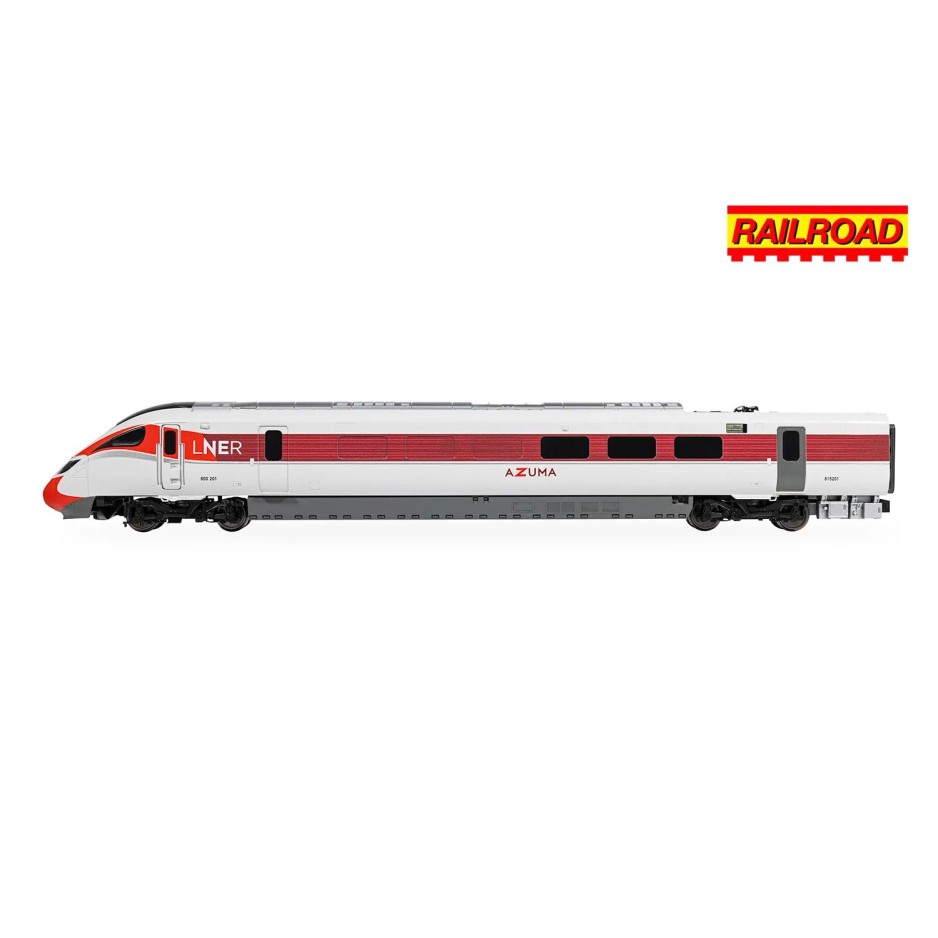HORNBY R30449 RailRoad LNER Azuma Class 800 No.800201 High Speed Train Pack OO GAUGE 