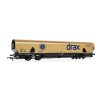 HORNBY R60322 Drax - Biomass - Wagon - Gold Livery Drax 50th Anniversary - Era 11
