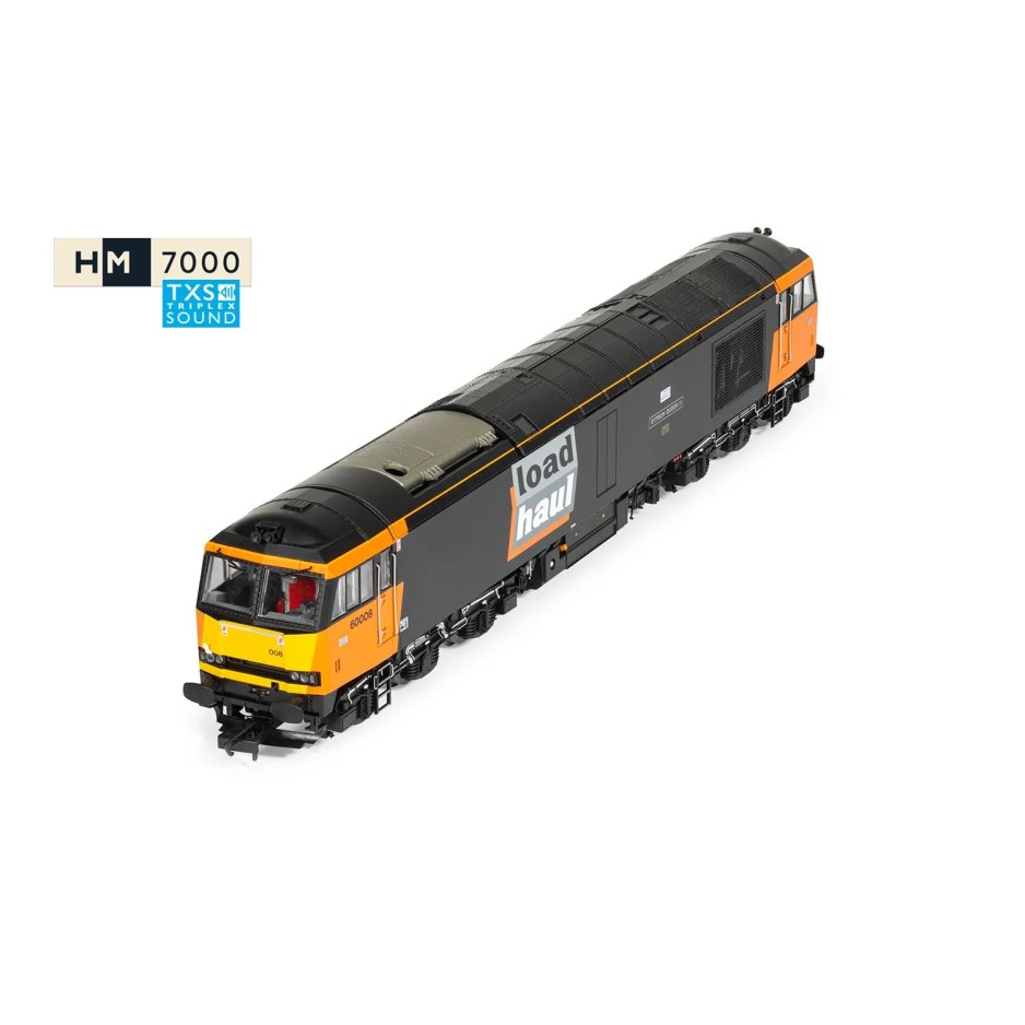 Hornby R30354TXS Loadhaul Class 60 Gypsum Queen II Co-Co 60008 Diesel Locomotive Digital sound fitted
