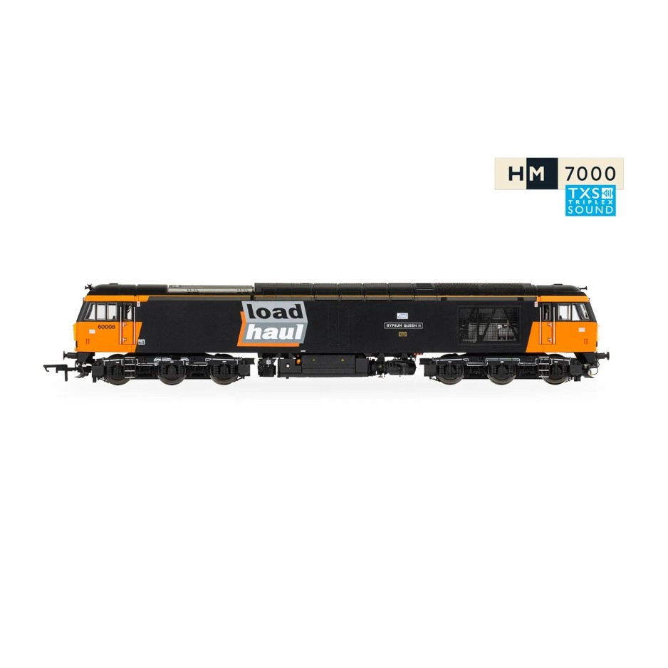 Hornby R30354TXS Loadhaul Class 60 Gypsum Queen II Co-Co 60008 Diesel Locomotive Digital sound fitted