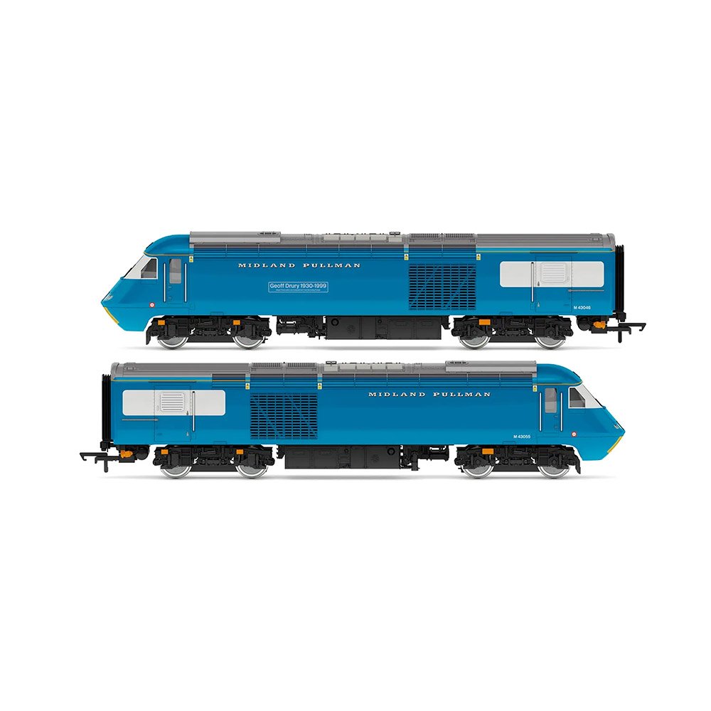 Hornby R30421 Midland Pullman Class 43 HST Diesel Power Cars - Yellow Warning Panel OO Scale