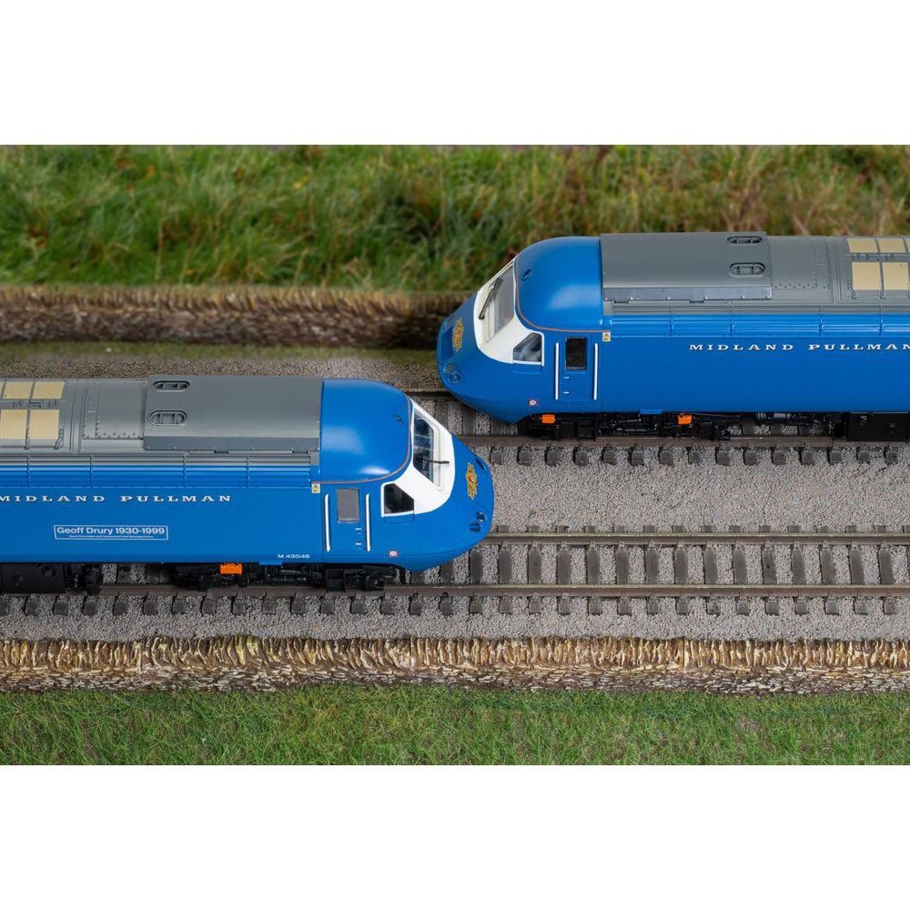 Hornby R30421 Midland Pullman Class 43 HST Diesel Power Cars - Yellow Warning Panel OO Scale