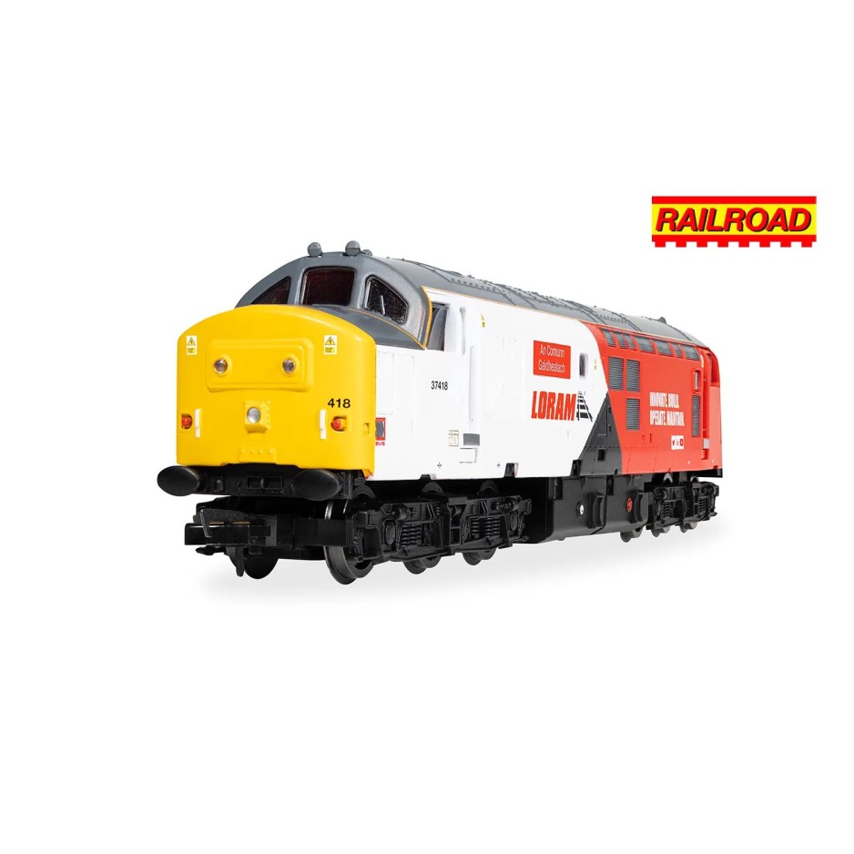 Hornby R30436 Railroad Loram Class 37 An Comunn Gaidhealach 37418 Diesel Locomotive - Era 11
