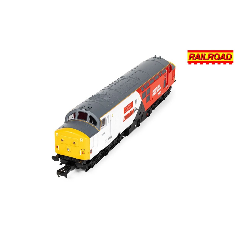 Hornby R30436 Railroad Loram Class 37 An Comunn Gaidhealach 37418 Diesel Locomotive - Era 11