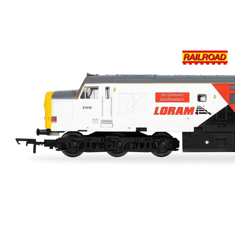 Hornby R30436 Railroad Loram Class 37 An Comunn Gaidhealach 37418 Diesel Locomotive - Era 11