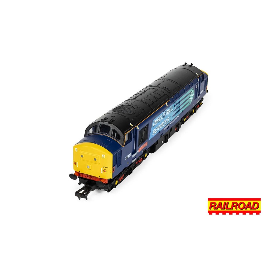 Hornby R30437 Railroad DRS Class 37 Carl Haviland 37419 Diesel Locomotive - Era 11