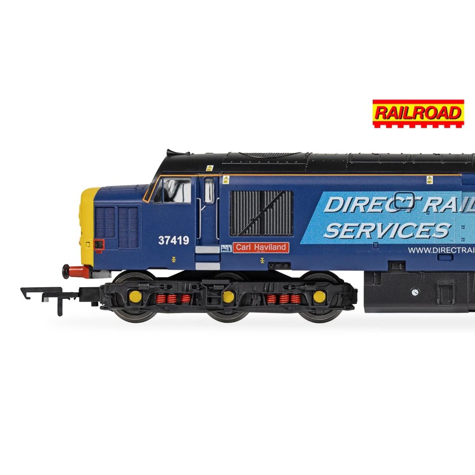 Hornby R30437 Railroad DRS Class 37 Carl Haviland 37419 Diesel Locomotive - Era 11