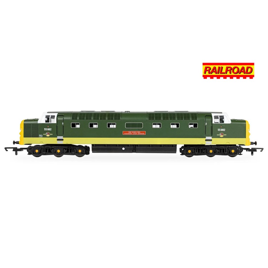 Hornby R30438 Railroad BR Class 55 Deltic 55002 The Kings own Yorkshire Light Infantry Diesel Locomotive - Era 6