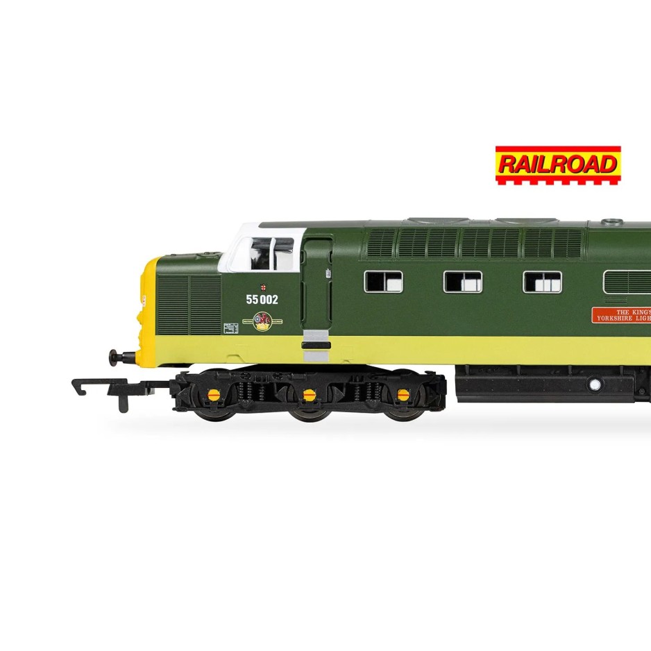 Hornby R30438 Railroad BR Class 55 Deltic 55002 The Kings own Yorkshire Light Infantry Diesel Locomotive - Era 6