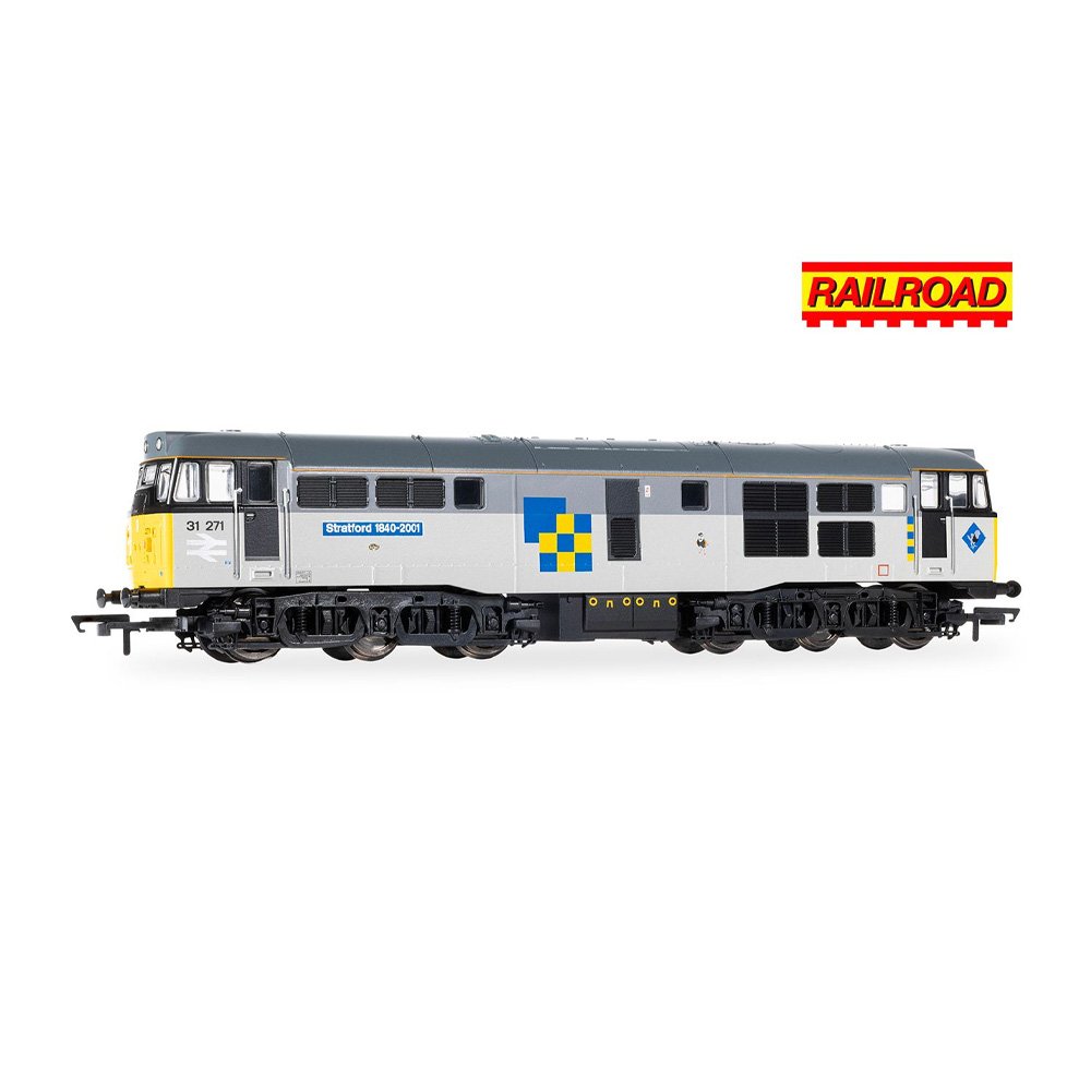 Hornby R30439 Railroad TFL Construction Class 31 Diesel Locomotive 31271 Stratford  - Era 11