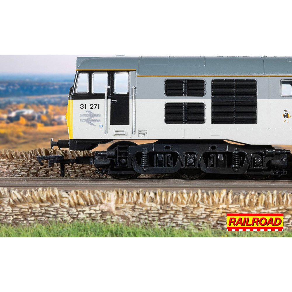 Hornby R30439 Railroad TFL Construction Class 31 Diesel Locomotive 31271 Stratford  - Era 11