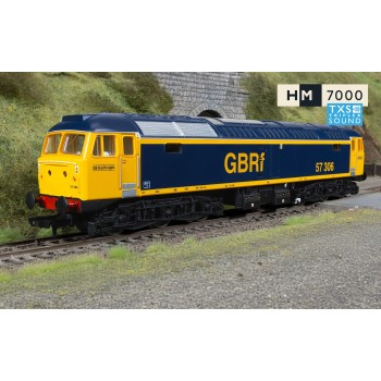 Hornby R30441TXS RailRoad Plus GBRf Class 57 Co-Co 57306 Diesel Locomotive Digital sound fitted