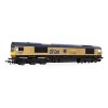Hornby R30461 RailRoad GB Railfreight Class 66 Diesel Locomotive 66301 Drax Power Station 50 - Gold Livery Drax 50th Anniversary - Era 11