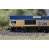Hornby R30461 RailRoad GB Railfreight Class 66 Diesel Locomotive 66301 Drax Power Station 50 - Gold Livery Drax 50th Anniversary - Era 11