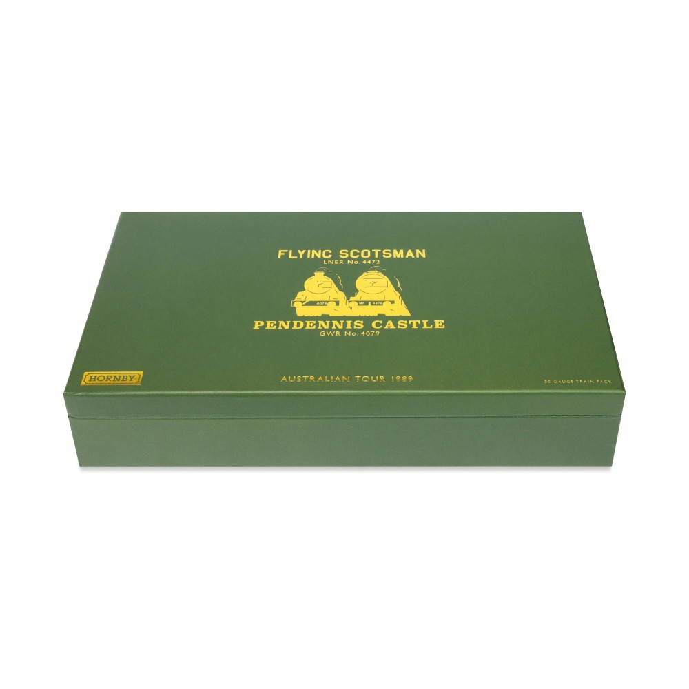 Hornby R30465 LNER - Flying Scotsman & GWR - Pendennis Castle Australian Tour Steam Loco Train Pack 