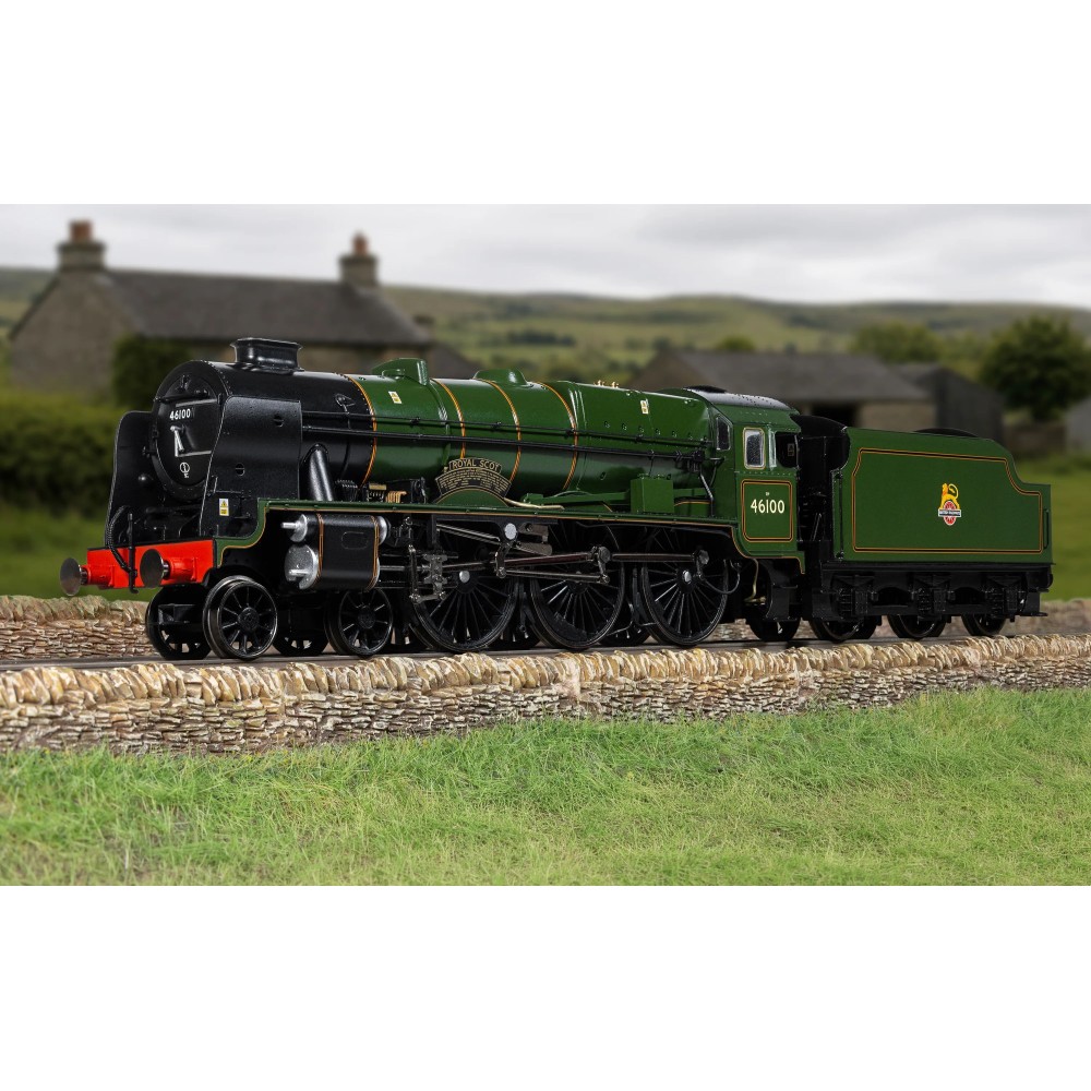 Hornby R30500 BR - Royal Scot Class - Royal Scot 46100 Steam Loco The One:One Collection OO Scale