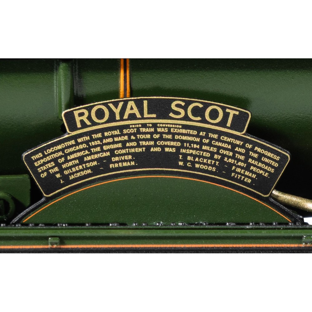 Hornby R30500 BR - Royal Scot Class - Royal Scot 46100 Steam Loco The One:One Collection OO Scale
