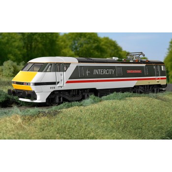 Hornby R30527 RailRoad BR Intercity Class 91 Robert Louis Stevenson 91018 Electric Locomotive - Era 8