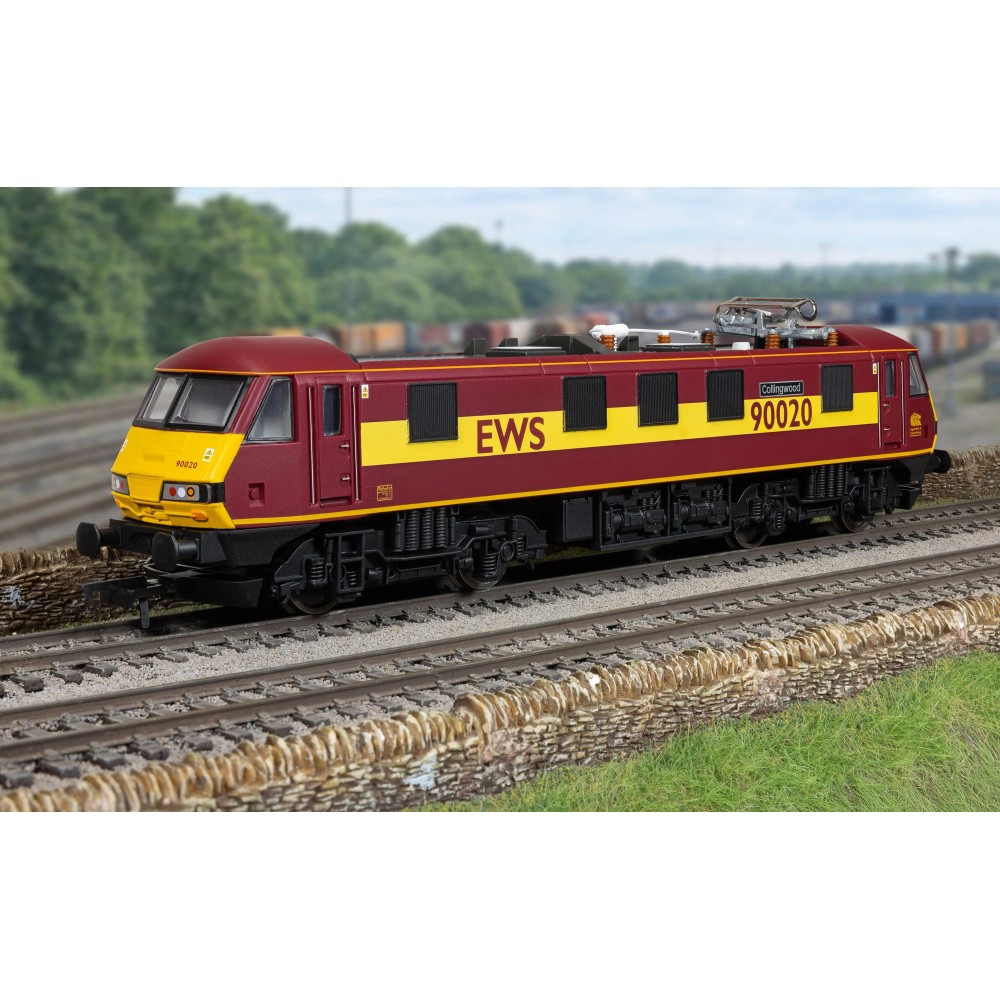 Hornby R30528 RailRoad EWS Class 90 Collingwood 90020 Electric Locomotive - Era 10