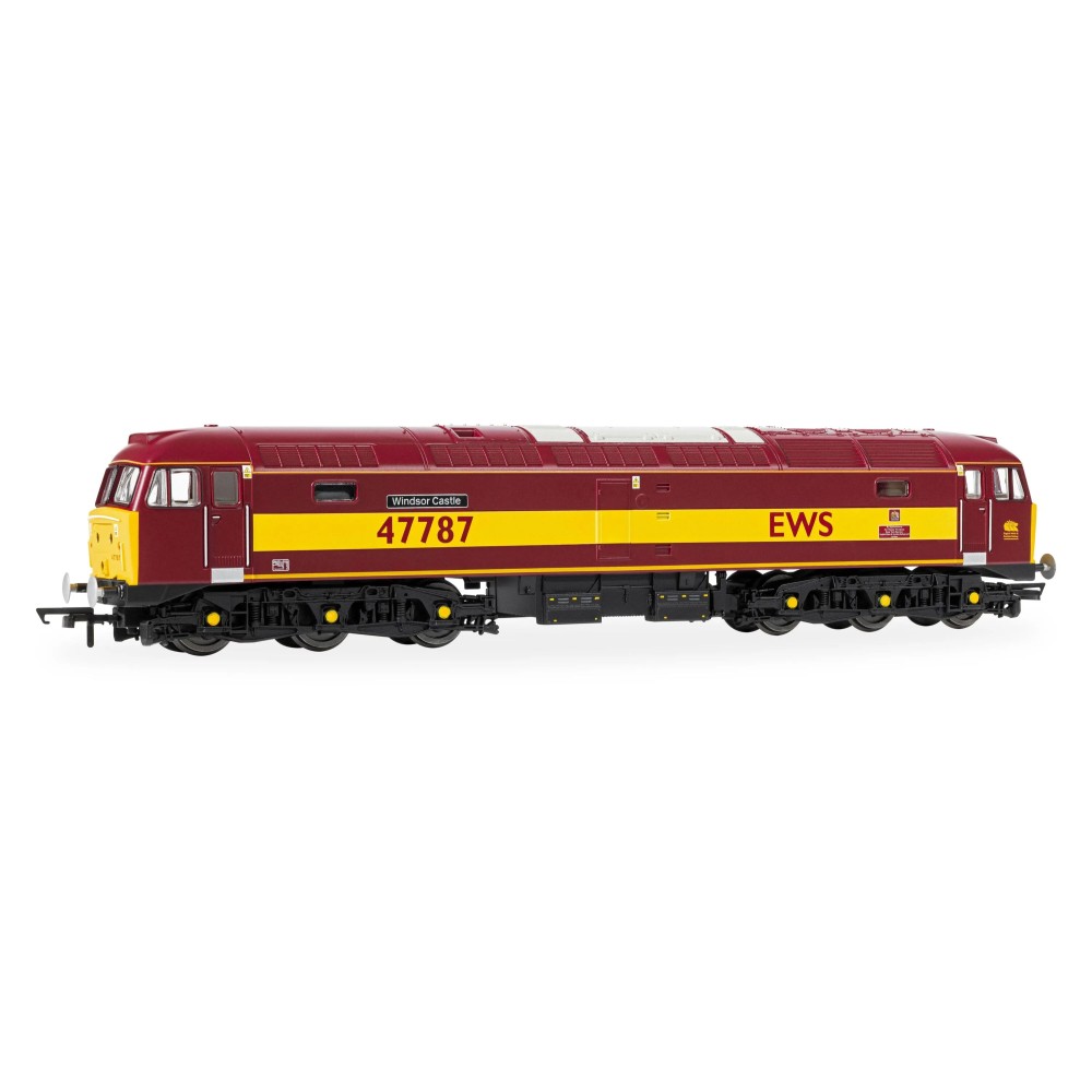 Hornby R30541 RailRoad EWS Class 47 Windsor Castle 47787 Diesel Locomotive - Era 9