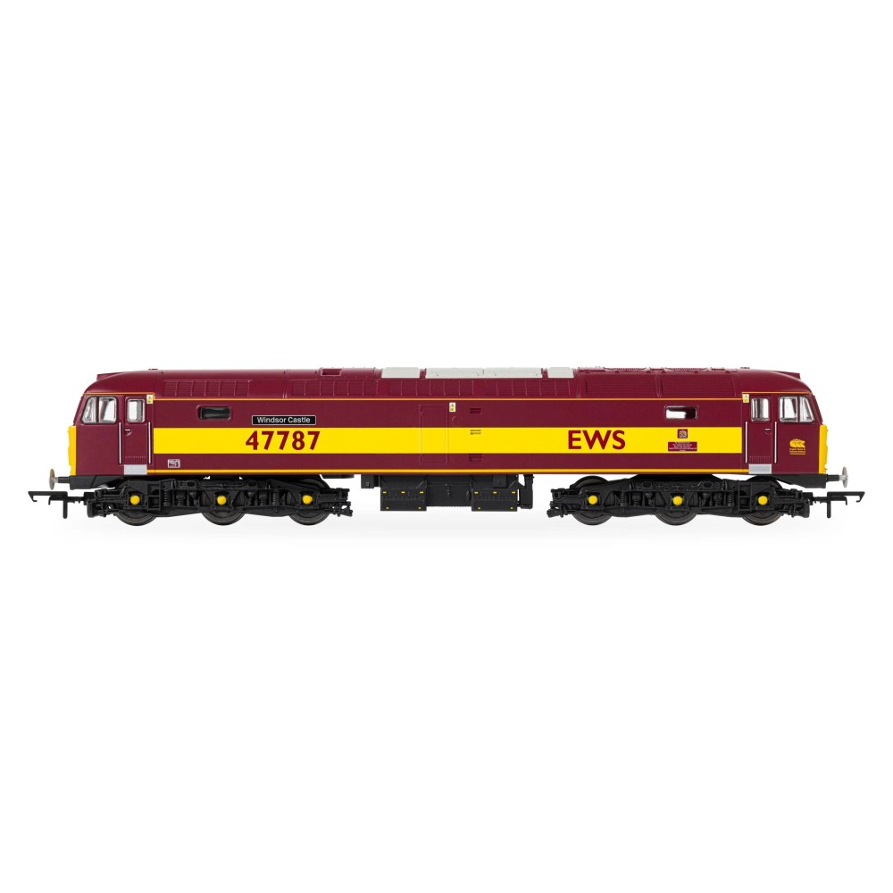 Hornby R30541 RailRoad EWS Class 47 Windsor Castle 47787 Diesel Locomotive - Era 9