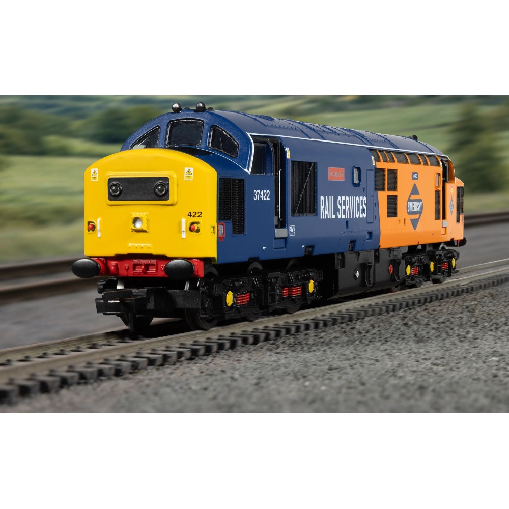 Hornby R30544 RailRoad Rail Services - Class 37 - Pegasus 37422 Diesel Locomotive - Era 11