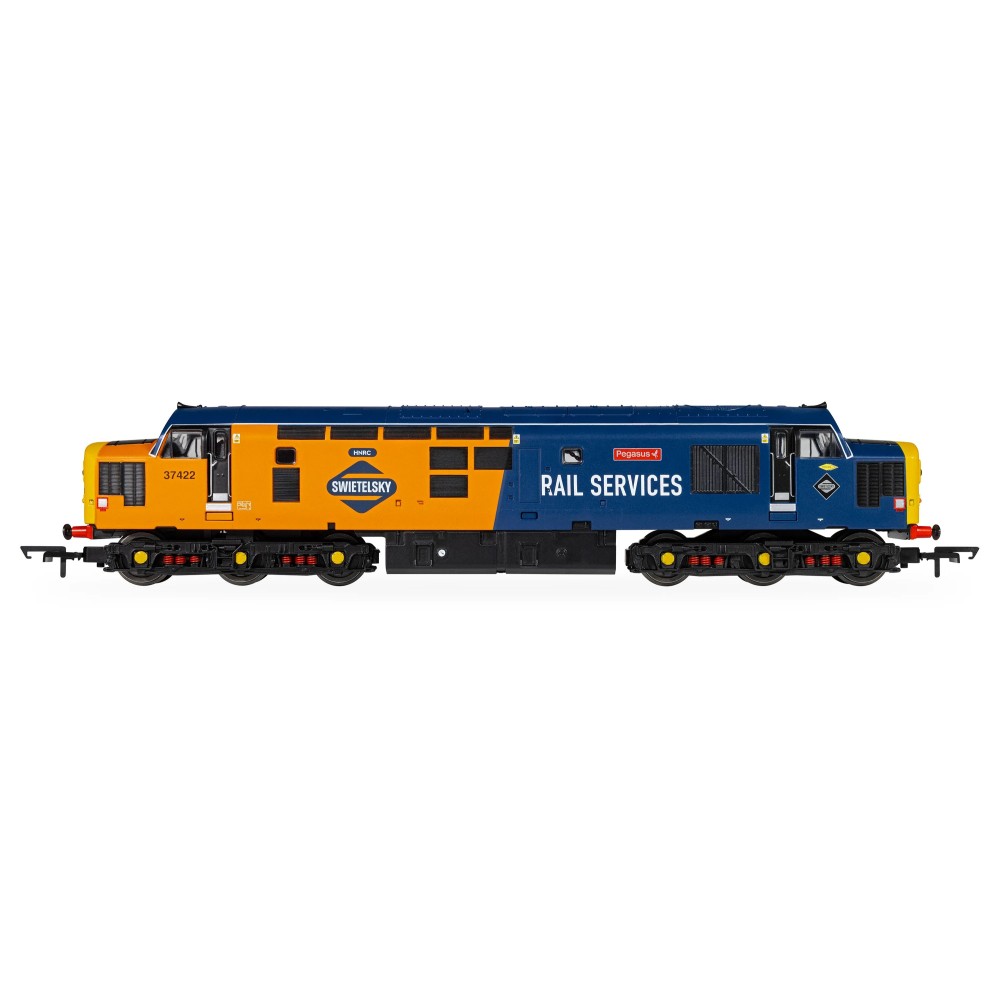 Hornby R30544 RailRoad Rail Services - Class 37 - Pegasus 37422 Diesel Locomotive - Era 11