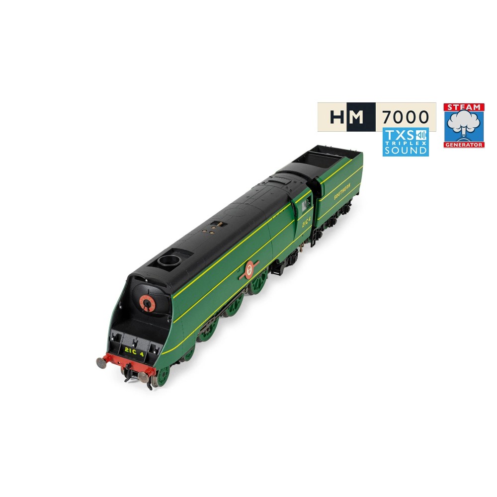 Hornby R30560SS SR Merchant Navy Class 21C4 Cunard White Star Steam Loco DCC (With Steam Generator) OO Scale