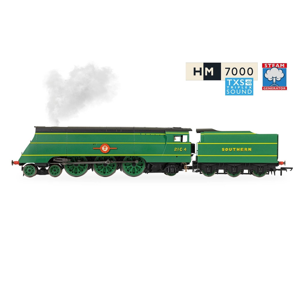 Hornby R30560SS SR Merchant Navy Class 21C4 Cunard White Star Steam Loco DCC (With Steam Generator) OO Scale