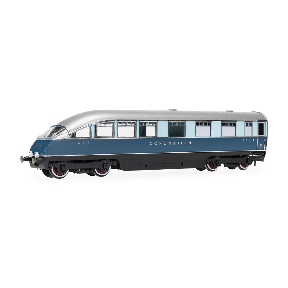Hornby R40481 LNER Coronation Observation Car Coach 1729 The One Collection - Era 3 OO Scale