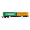 Hornby R60360 RailRoad BR FFA Container Wagon with 2 x 30 ft Containers - Era 11 OO Scale