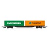 Hornby R60360 RailRoad BR FFA Container Wagon with 2 x 30 ft Containers - Era 11 OO Scale