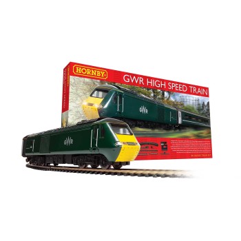 HORNBY R1230S GWR Class 43 High Speed Train Starter Set - OO GAUGE DCC READY