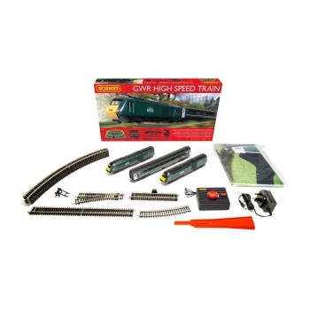 HORNBY R1230S GWR Class 43 High Speed Train Starter Set - OO GAUGE DCC READY